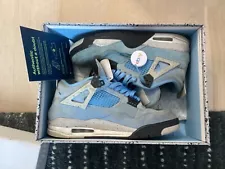 Size 9 - Jordan 4 Retro Mid University Blue