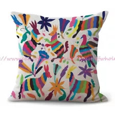 Mexican Otomi birds animals plants cushion cover cheap cushion covers