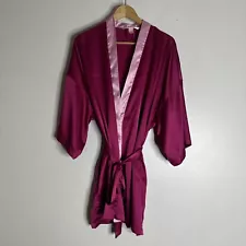 Victoria’s Secret One Size Fushia Pink Satan Robe CP