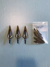 Magnus Stinger Broadheads 4 Blade 150 Gr. (3) and (6) 150 Grain Field Points.