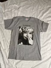 Supreme “Cry Baby” T-Shirt SS15 Gray Men’s Size Large