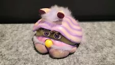 2001 Hasbro Amethyst Lilac Shelby Clam Furby Working With Broken Antenna.