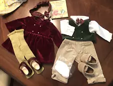 2002 American Girl Bitty Baby Twins Holiday Outfits/Excellent Condition/Complete