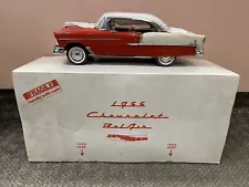 * DANBURY MINT 1955 CHEVOLET BEL AIR HARDTOP DIECAST COLLECTIBLE CAR *ST