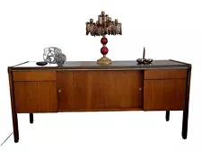 Mid century modern credenza vintage Large : 66" Inches . Sale Price