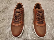 NEW Piloti Drift Driving Shoes - Cognac Leather Nubuck Size 8