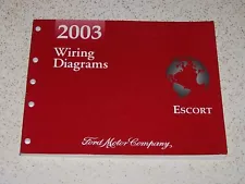 2003 Ford Escort Wiring Diagrams electrical diagnostic Manual . Free Shipping