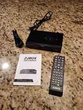 Digital TV Converter Box ATSC Cabal Box ZJBOX for Analog HDTV Live 1080P Black