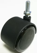 AP5001Q3Oajen 2" soft wheel caster with 1/4" - 20 x 3/4", pack of 4