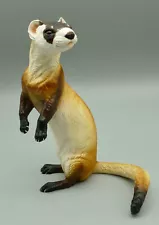 Black Footed Ferret Weasel White Horse Kitty Cantrell Statue Figure Boydston