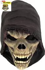 Latex Vampire Death Skull Grim reaper Headgear Mask For Halloween Makeup Prom US