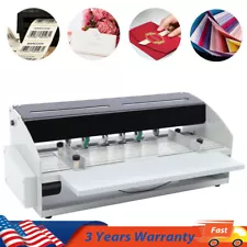 3in1 Electric Creasing Machine Paper Creaser Scorer Perforator Cutter for Card