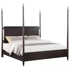 SLEEK FOUR 4 POSTER KING BED BEDROOM FURNITURE