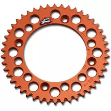 Renthal - 224U-520-48GPOR - Ultralight Rear Sprocket, Orange - 48T (For: Husqvarna)