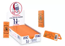 AUTHENTIC Zig-Zag 1 1/4 French Orange Rolling Paper 24 Booklets with 32 each