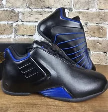 Men's Sz 8 Adidas T MAC 3 Restomod Basketball Shoes Black/Royal Blue GY0258 NEW