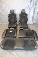 2018 DODGE CHARGER HELLCAT 6.2L OEM LEATHER ALCANTARA FRONT N REAR SEATS #1621