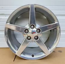 2005-2013 C6 Chevrolet Corvette Chrome 5-Spoke 19x10 Rear Wheel Rim OEM