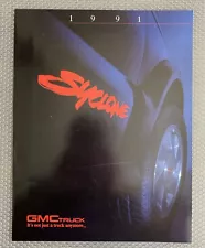 Original 1991 GMC Syclone 4 Page Foldout Sales Brochure