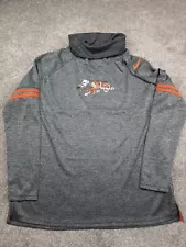 Cincinnati Bengals Funnel Sweatshirt Womans Extra Large Grey Tiger Team Apparel