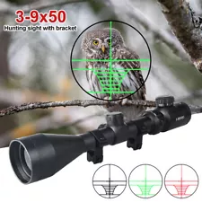 3-18x50 Rifle Scope Tactical Hunting Sight with 11mm Rail For Air Rifle Crossbow