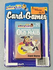 Vintage 1984 Mother Goose Old Maid Card Game Play-Ed Russel Brand New Sealed