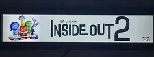 Inside Out 2 5x25 Movie Theater Mylar Pixar Disney