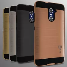 For ZTE Grand X Max 2 / Z988 Case - Slim Hard Faux Brushed Metal Cover