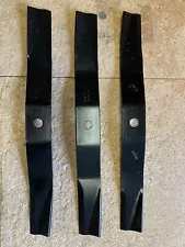 3 OEM blades for Woods some RM48 rear mount grooming/finish/belly mower 12170KT