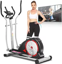 Upgrade Magnetic Elliptical Exercise Fitness Training Machine Home Gym Cardio ~