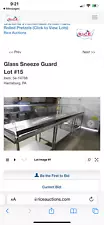 6 1/2 foot sneeze guard!