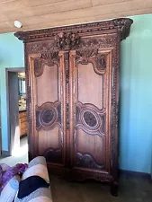 17 Century Louis VXI Normandy French Armoire