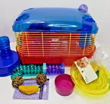 Kaytee Hamster Cage Starter Set Cage, Tubes, Running Wheel, Hamster Ball & More