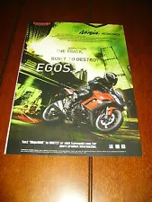 2011 KAWASAKI NINJA 1000 - Born From The Track ***ORGINAL AD***