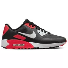 Nike Air Max 90 G Infrared 23 Red Iron Grey CU9978-010 sz 14 Men's Golf Cleats