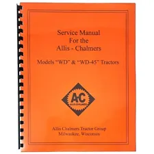 Allis Chalmers WD WD45 Service Manual