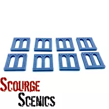 Resin 28mm Open Fantasy Medieval Windows Arch Stone Effect