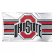 OHIO STATE BUCKEYES 3'X5' DELUXE FLAG NEW WINCRAFT ð