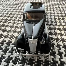 New Listing1937 Chevrolet Master Deluxe Town Sedan Black Die Cast Missing One Headlight