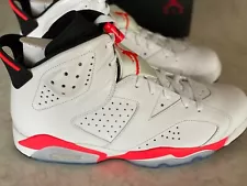 JORDAN 6 RETRO INFRARED WHITE 2014 - 10.5 - BRAND NEW DS ITEM# 384664-123