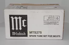 McIntosh 275TS MC275 Vacuum Power Amplifier Amp Tube Set KT88 12AX7A 12AZ7 New !