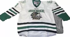 Parise #11 reebok Vintage Hockey fighting Sioux Embroidered Jersey size 50