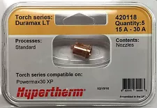 Hypertherm Genuine Powermax 30 XP Nozzles 420118 5 Pack