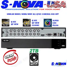 Q-See 16 Channel SIMILAR MODEL HD 1080p DVR 2TB Hard Disk White Box NO LOGO