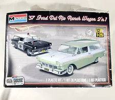 '57 FORD DEL RIO Ranch Wagon Model Kit 2015 Monogram Car Show 1:25 Nomad 4193