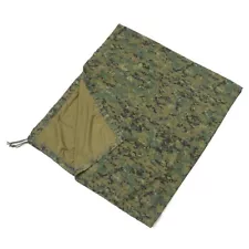 GI USMC Ripstop Nylon Reversible Tarp Woodland/Coyote USA Made—Used, Damaged