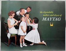 1960's The Dependable Washers and Dryers of Maytag Dealer Sales Booklet