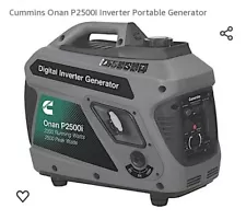 Onan generator P2500i. for sale $597.00