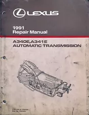 1992 1993 Lexus LS400 SC400 Automatic Transmission Overhaul Repair Shop Manual