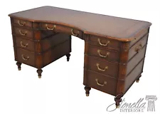 63867EC: THEODORE ALEXANDER Regency Style Leather Office Desk